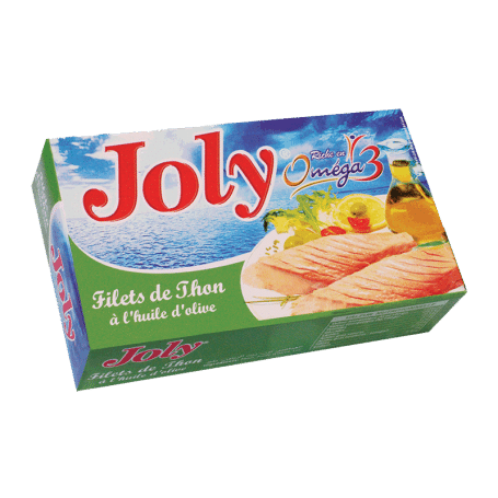 Filets de thon à l'huile d'olive JOLY MAROC 125gr