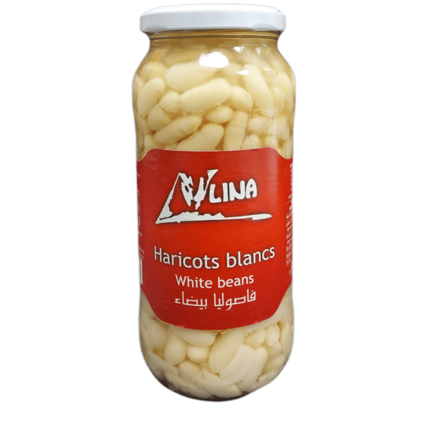 Haricots blancs en bocal