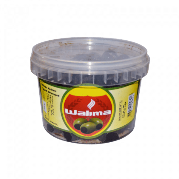 Olives noires façon grecque - Pot 410g