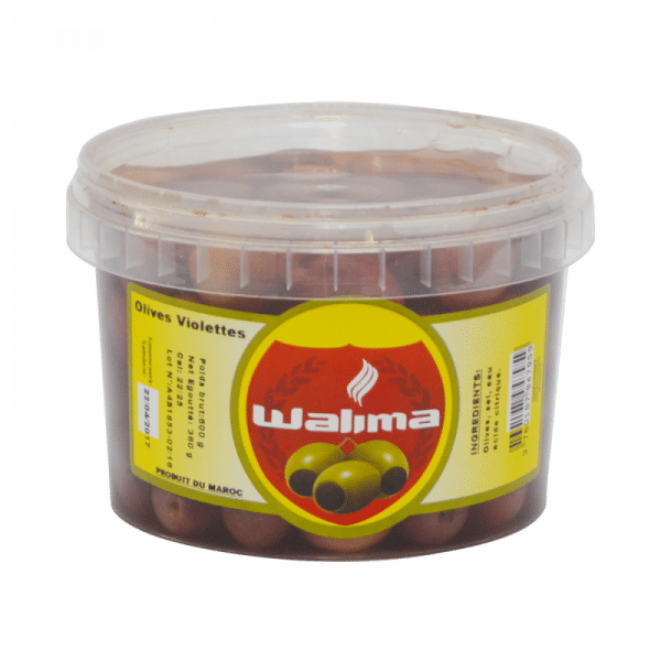 Olives violettes - pot 600gr