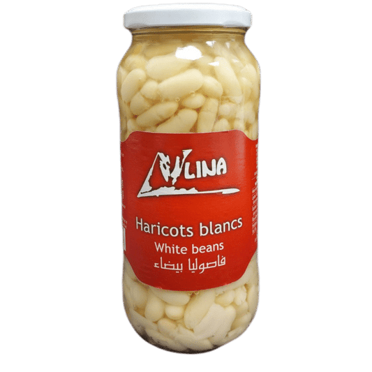 Haricots blancs en bocal