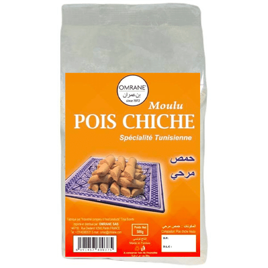 farine de pois chiche moulu omrane houmous
