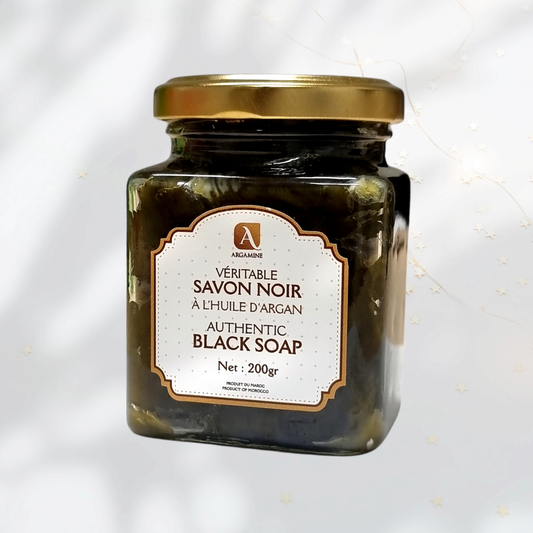 savon noir à l'huile d'argan maroc naturel